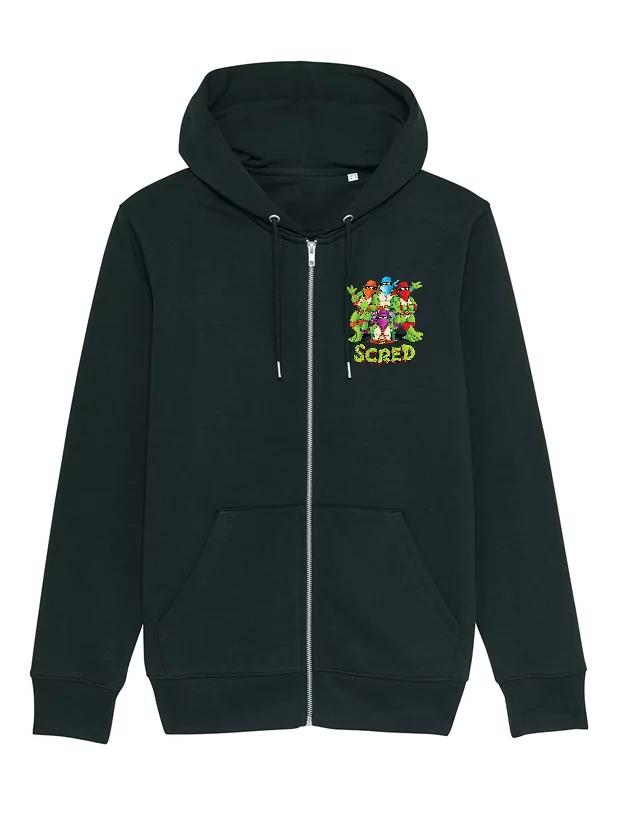 Sweat Zip enfant Tortue de scred connexion sur Scredboutique.com