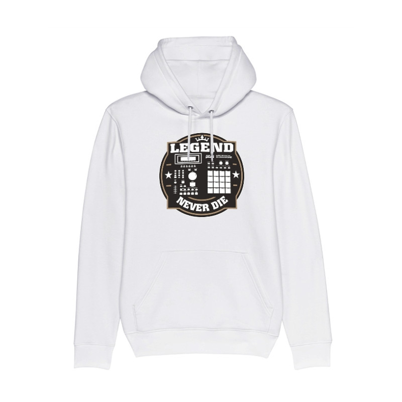 sweat capuche Amadeus - MPC blanc