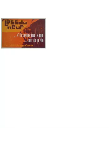 less du neuf Maxi Vinyle "Less du neuf - P'tite esquive dans la cave / C'est ça ou rien"
