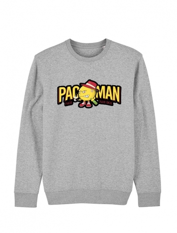 Sweat Paco - Pacman gris
