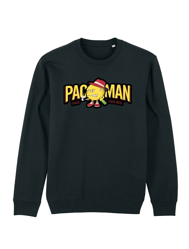 Sweat Paco - Pacman Noir de paco sur Scredboutique.com