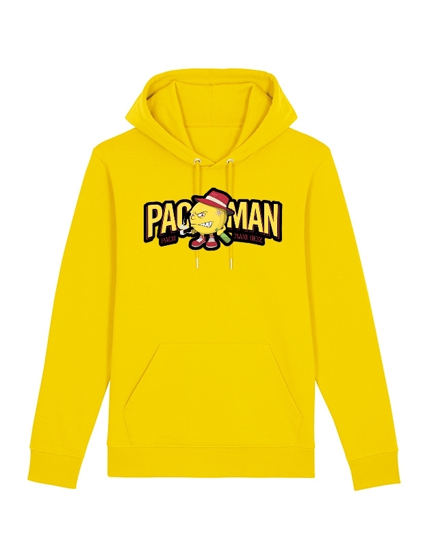 Sweat Capuche Paco - Pacman Jaune