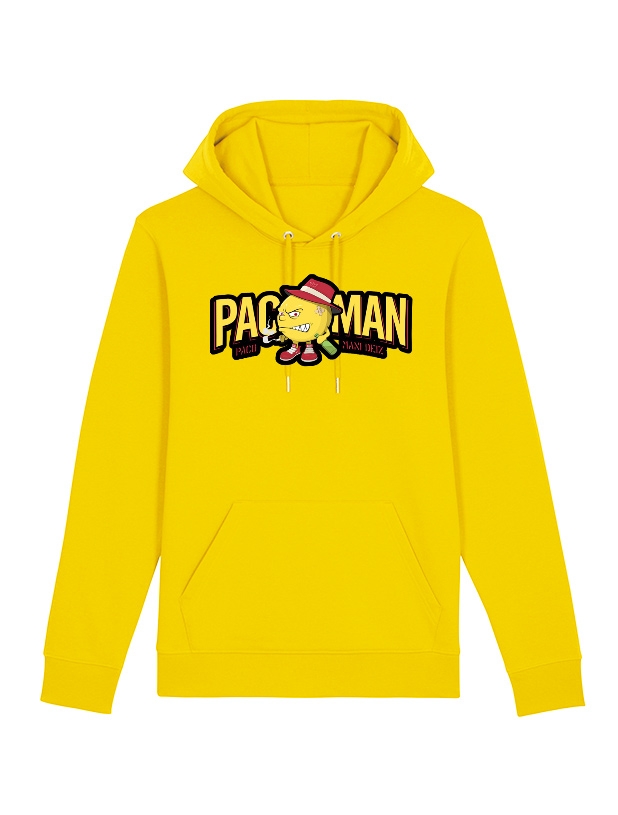Sweat Capuche Paco - Pacman Jaune de paco sur Scredboutique.com