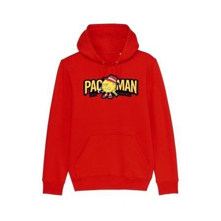Sweat Capuche Paco - Pacman Rouge