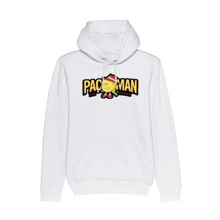 Sweat Capuche Paco - Pacman Blanc
