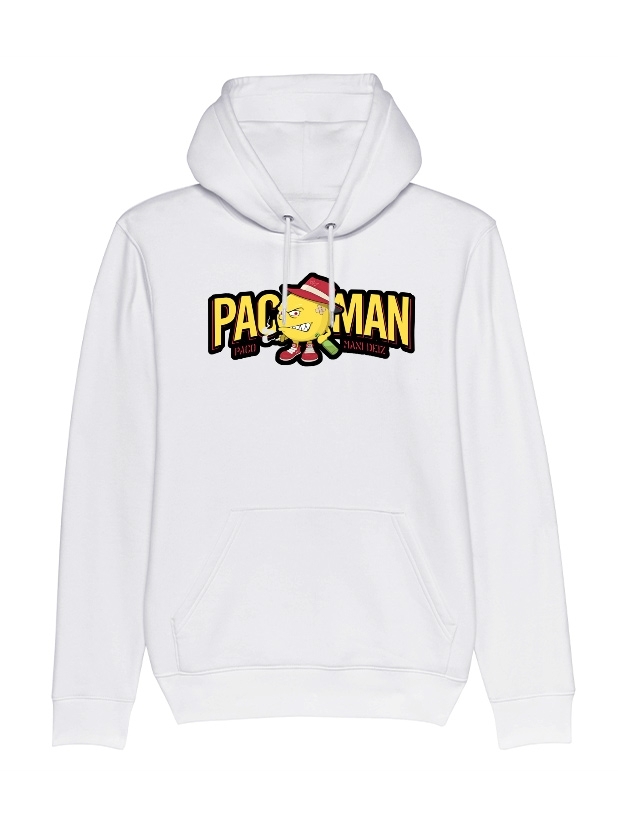 Sweat Capuche Paco - Pacman Blanc