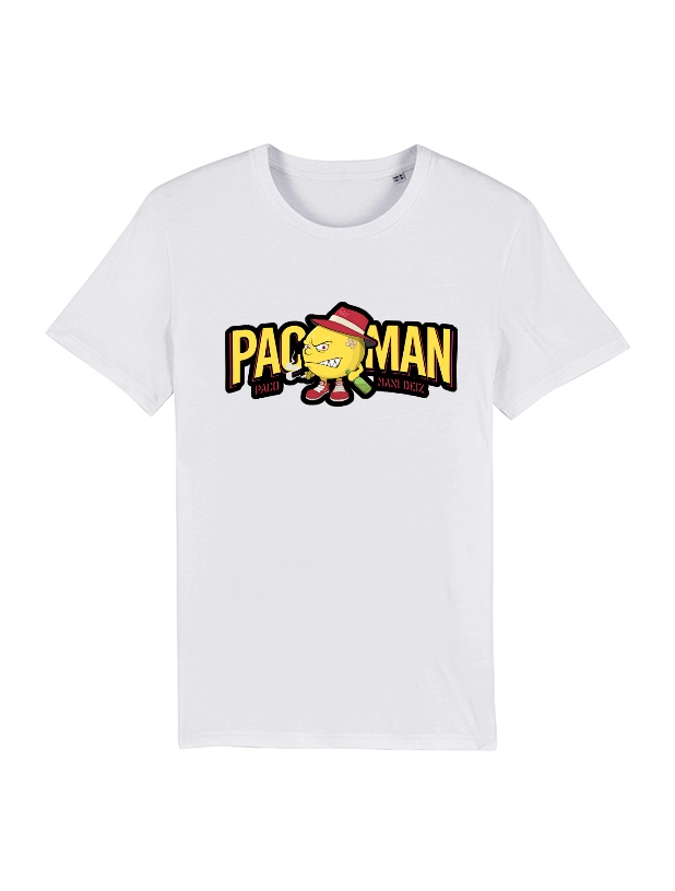 Tshirt Paco - Pacman Blanc de paco sur Scredboutique.com