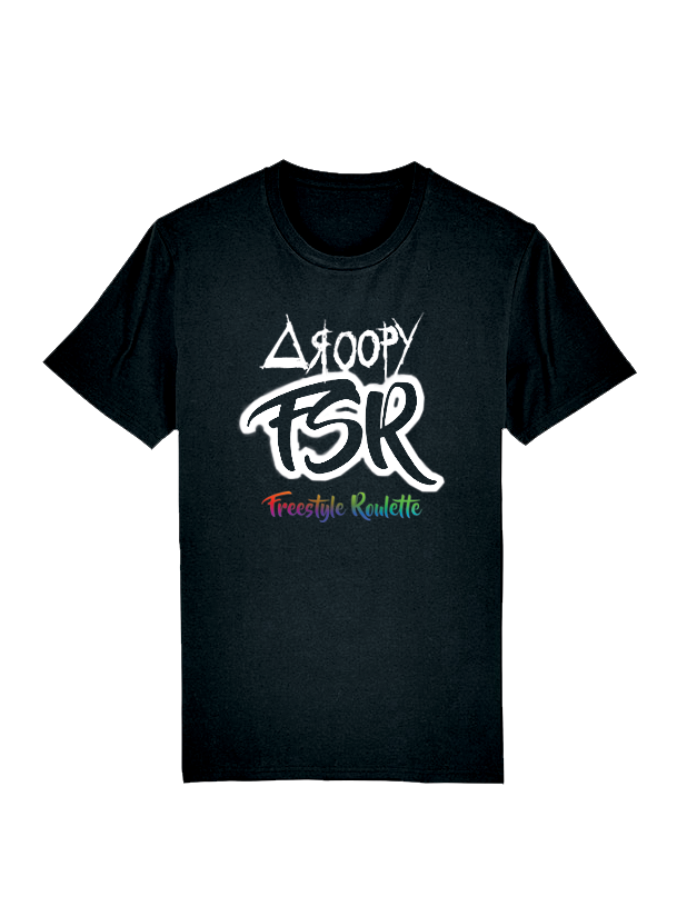 tshirt noir freestyle roulette droopy