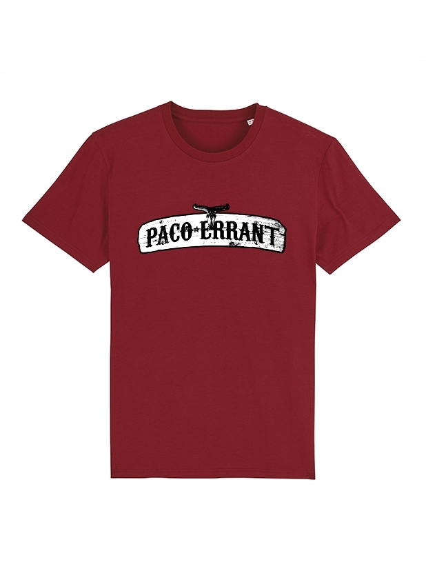 T-Shirt Paco - Errant Bordeaux