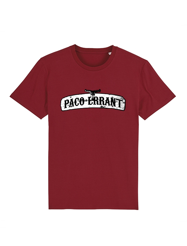 T-Shirt Paco - Errant Bordeaux de paco sur Scredboutique.com