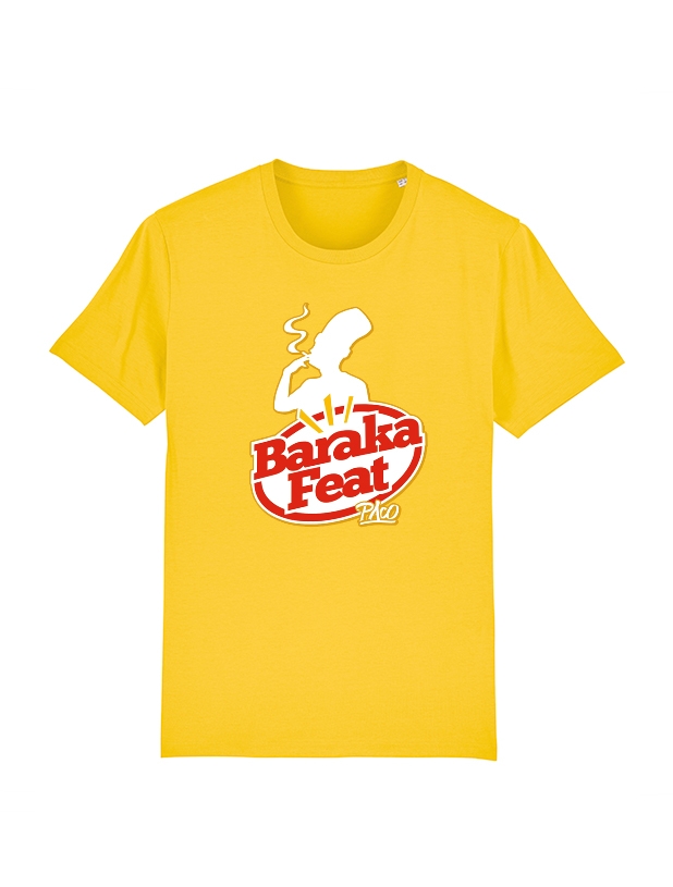 T-shirt Paco - Baraka Feat Jaune de paco sur Scredboutique.com