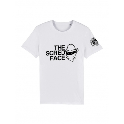 T-shirt Blanc The Scred Face de scred connexion sur Scredboutique.com