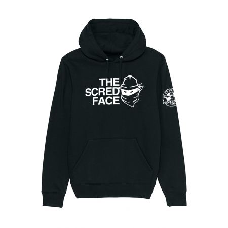 Sweat Capuche Noir The Scred Face