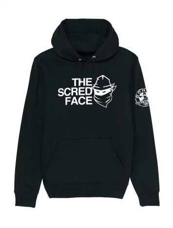 scred connexion Sweat Capuche Noir The Scred Face