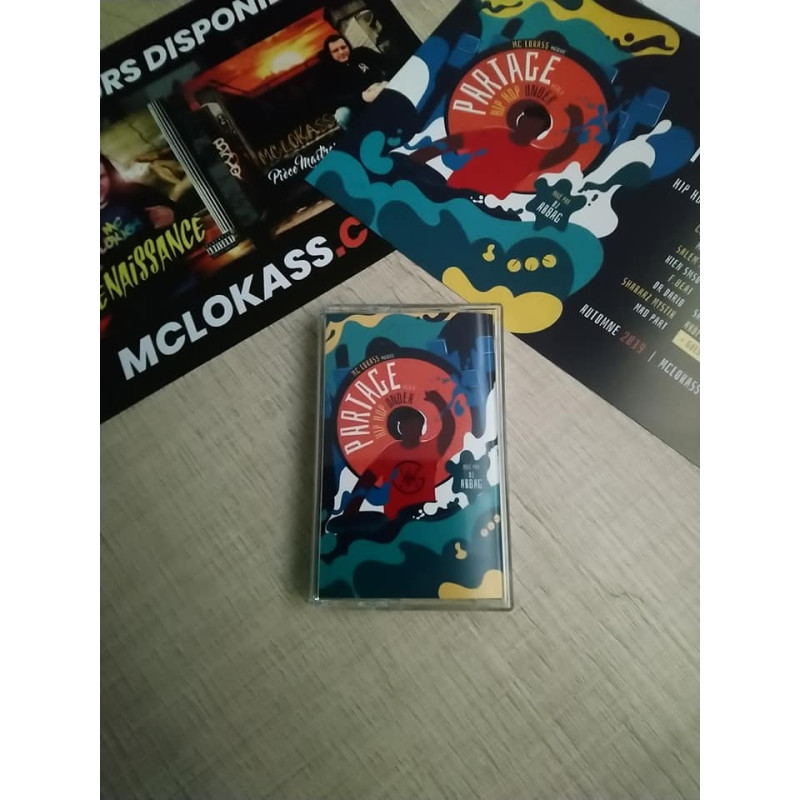 Album K7 "Mc Lokass -Partage vol.1 hip hop under"