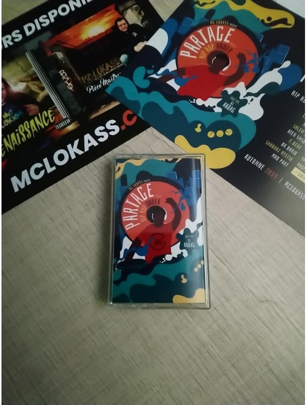 Album K7 "Mc Lokass -Partage vol.1 hip hop under"