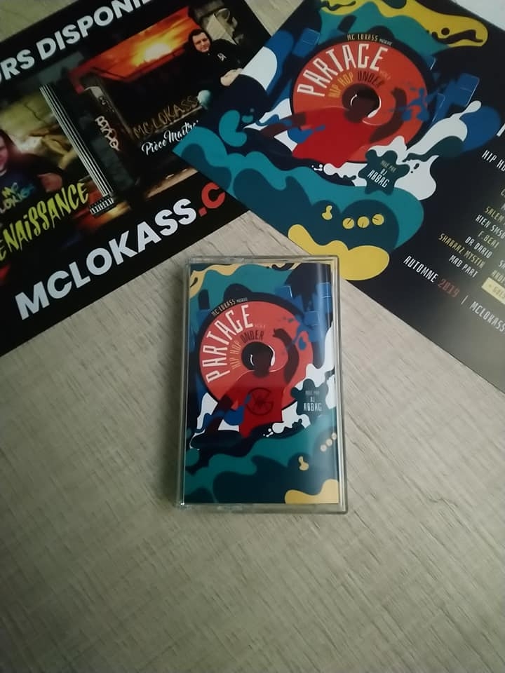 Album K7 "Mc Lokass -Partage vol.1 hip hop under" de sur Scredboutique.com