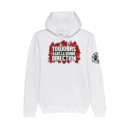 Sweat Capuche Toujours Dans la bonne direction de scred connexion sur Scredboutique.com
