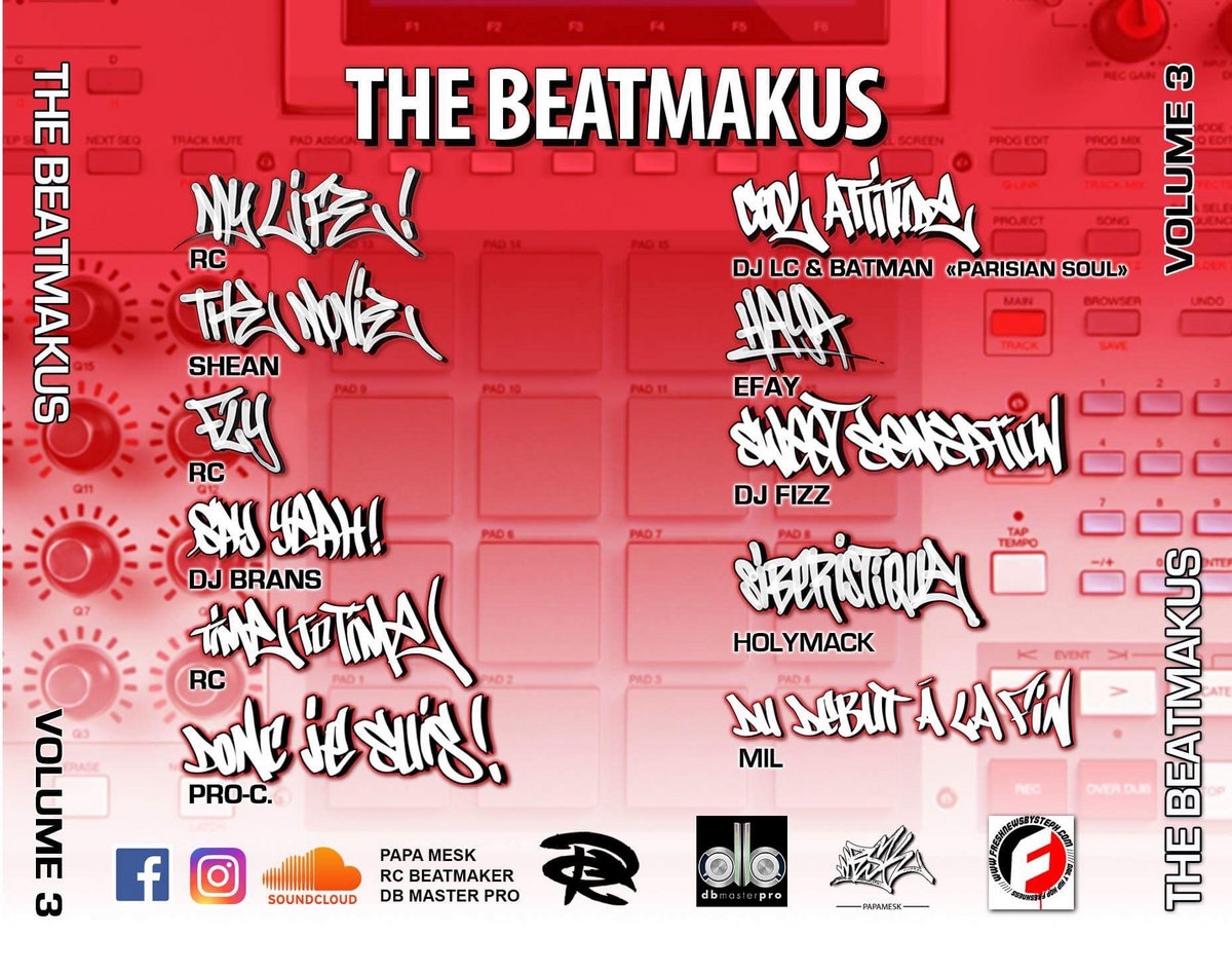 Album Cd "The RC Beatmakus volumes 3" de the rc beatmakus sur Scredboutique.com