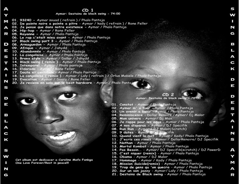 Album Cd "Aymar - DeStains de Black Swing" de sur Scredboutique.com