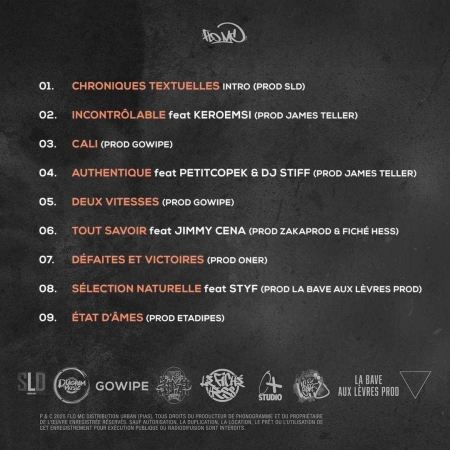 Album Cd "Flo Mc- Chroniques Textuellles"