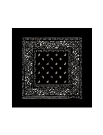 hip hop Bandana Noir