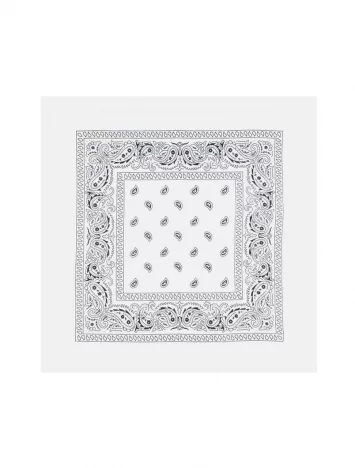 hip hop Bandana Blanc