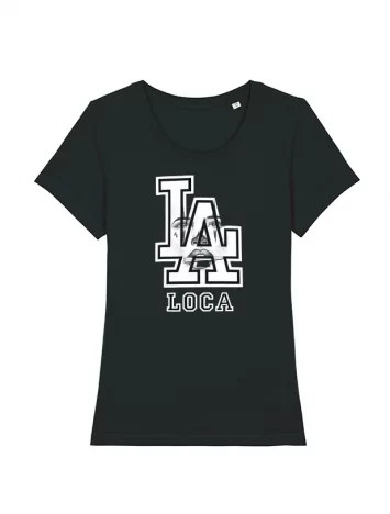 versil Tshirt Femme Noir Versil La Loca
