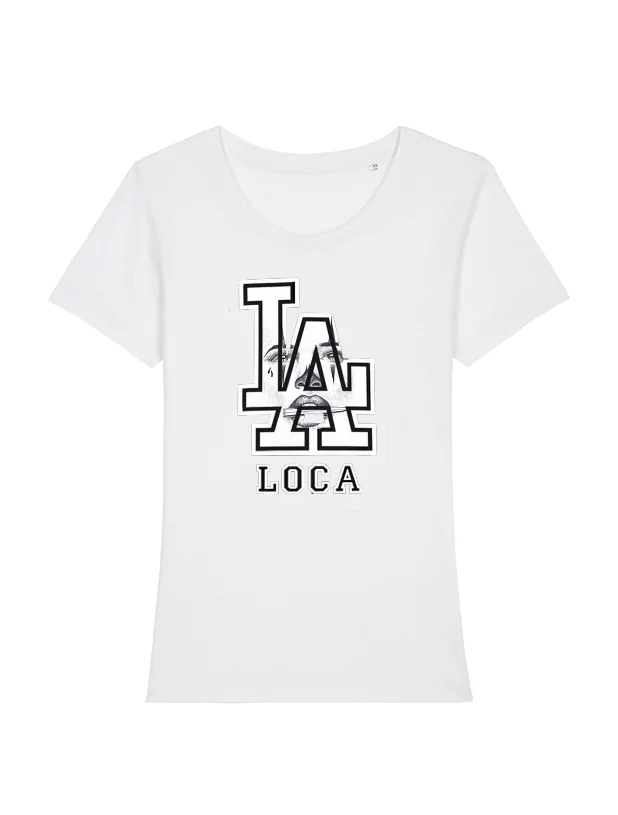 Tshirt Femme Blanc Versil La Loca de versil sur Scredboutique.com