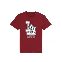 Tshirt Bordeaux Versil La Loca de versil sur Scredboutique.com