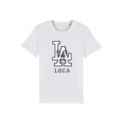 Tshirt Blanc Versil La Loca de versil sur Scredboutique.com