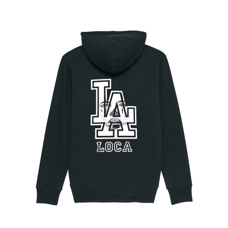 Sweat Capuche Noir Versil La Loca