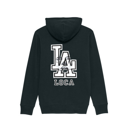 Sweat Capuche Noir Versil La Loca