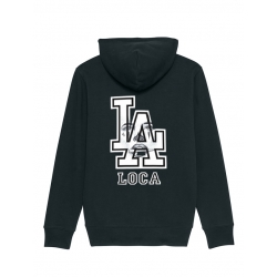 Sweat Capuche Noir Versil La Loca de versil sur Scredboutique.com