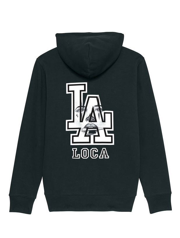Sweat Capuche Noir Versil La Loca