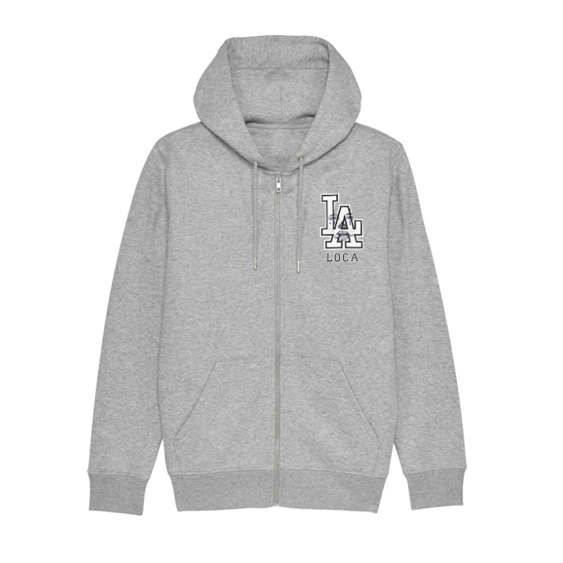 Sweat Capuche Gris Versil La Loca