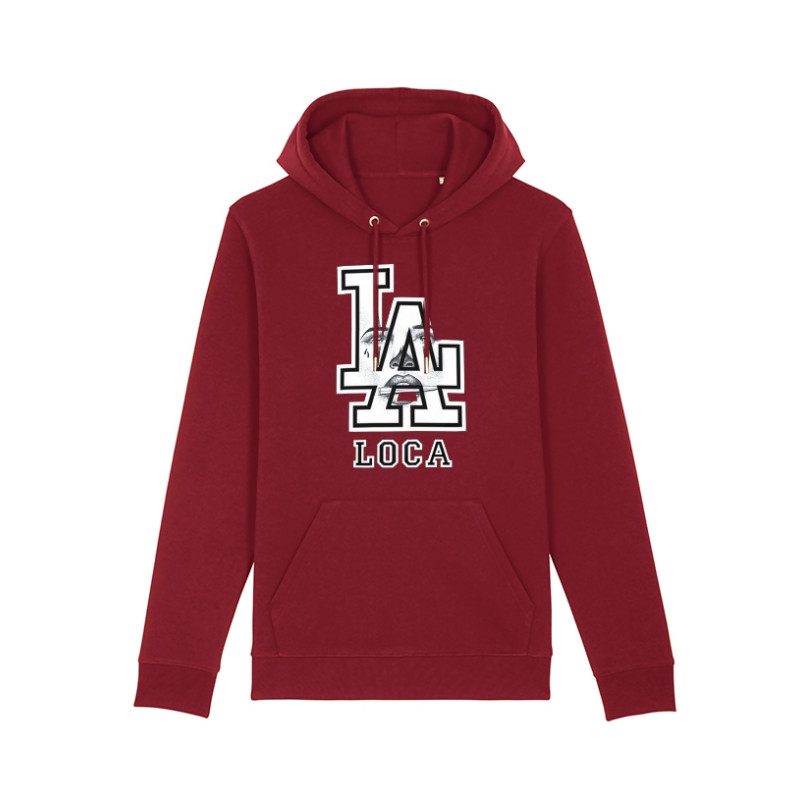 Sweat Capuche Bordeaux Versil La Loca