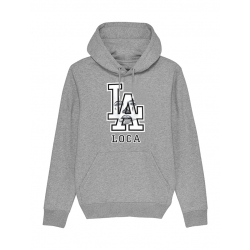 Sweat Capuche Gris Versil La Loca de versil sur Scredboutique.com