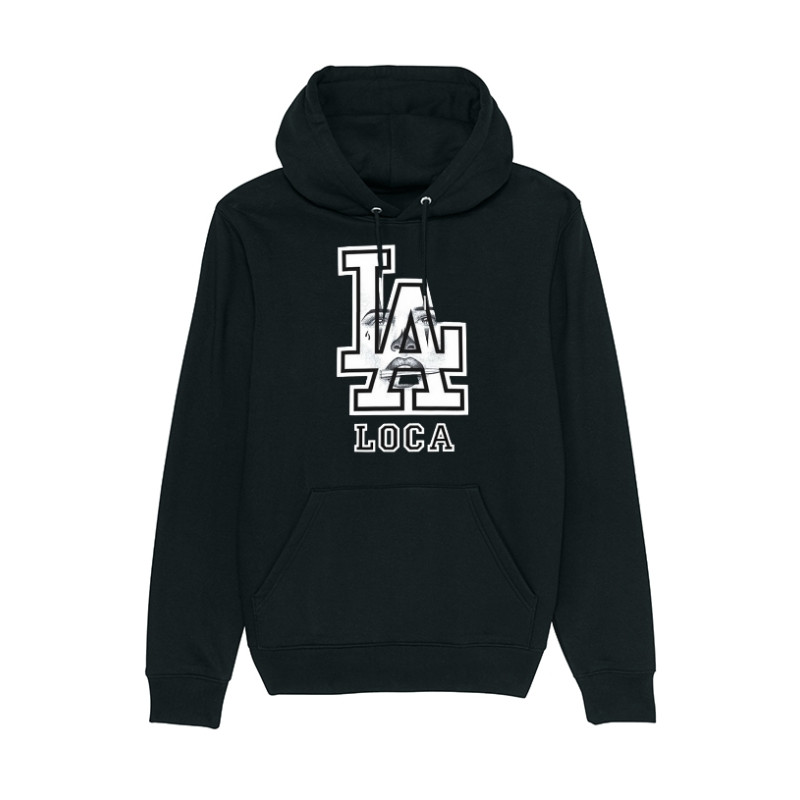 Sweat Capuche Noir Versil La Loca