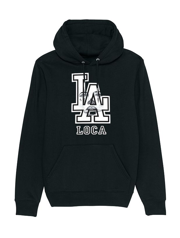 Sweat Capuche Noir Versil La Loca