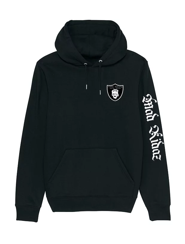 Sweat Capuche Noir Versil Mad Ridaz Manches de versil sur Scredboutique.com