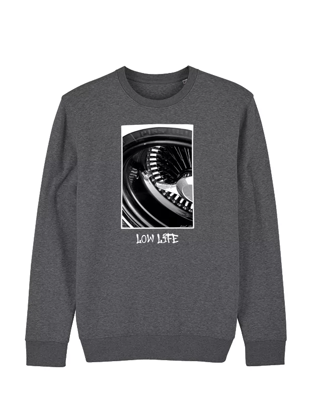 Sweat Gris Fonce Versil Low Life de versil sur Scredboutique.com