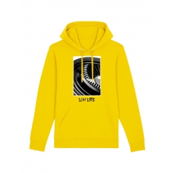 Sweat Capuche Jaune Versil Low Life de versil sur Scredboutique.com