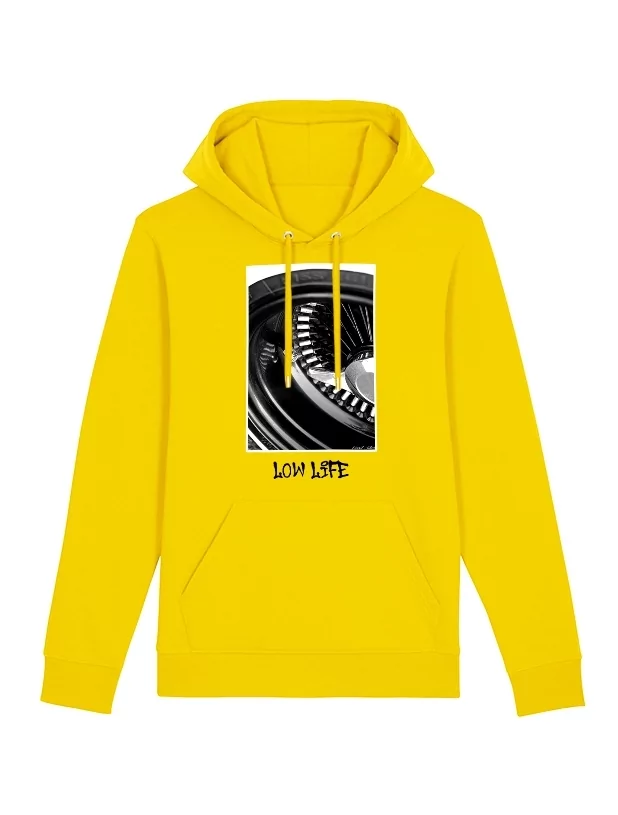 Sweat Capuche Jaune Versil Low Life de versil sur Scredboutique.com