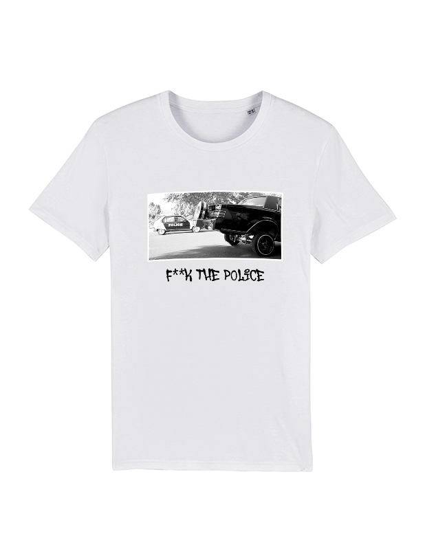 Tshirt Versil F**k The Police Blanc de versil sur Scredboutique.com
