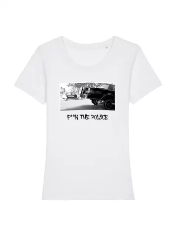 versil Tshirt Versil F**k The Police Blanc Femme