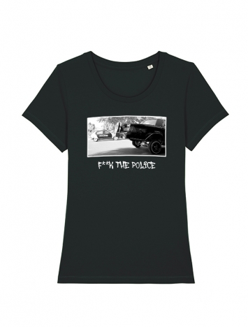 Tshirt Versil F**k The Police Noir Femme