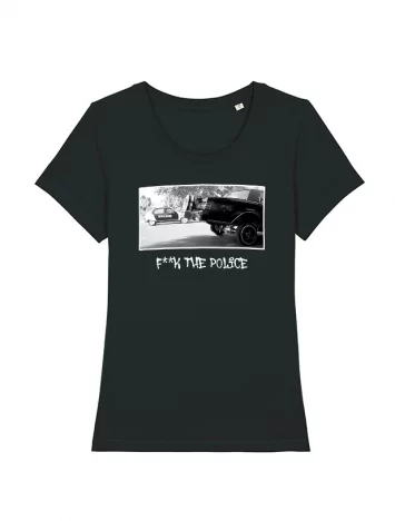 versil Tshirt Versil F**k The Police Noir Femme