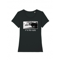 Tshirt Versil F**k The Police Noir Femme de versil sur Scredboutique.com