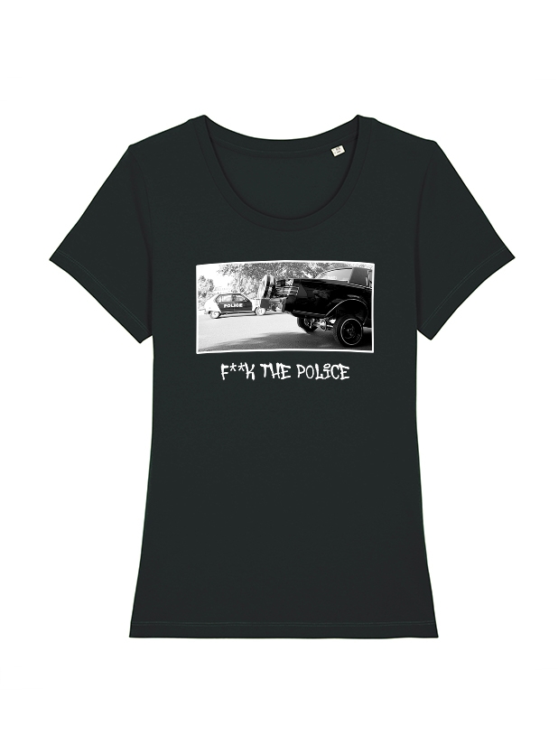 Tshirt Versil F**k The Police Noir Femme de versil sur Scredboutique.com
